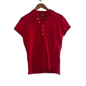 Ralph Laurent Solid red top